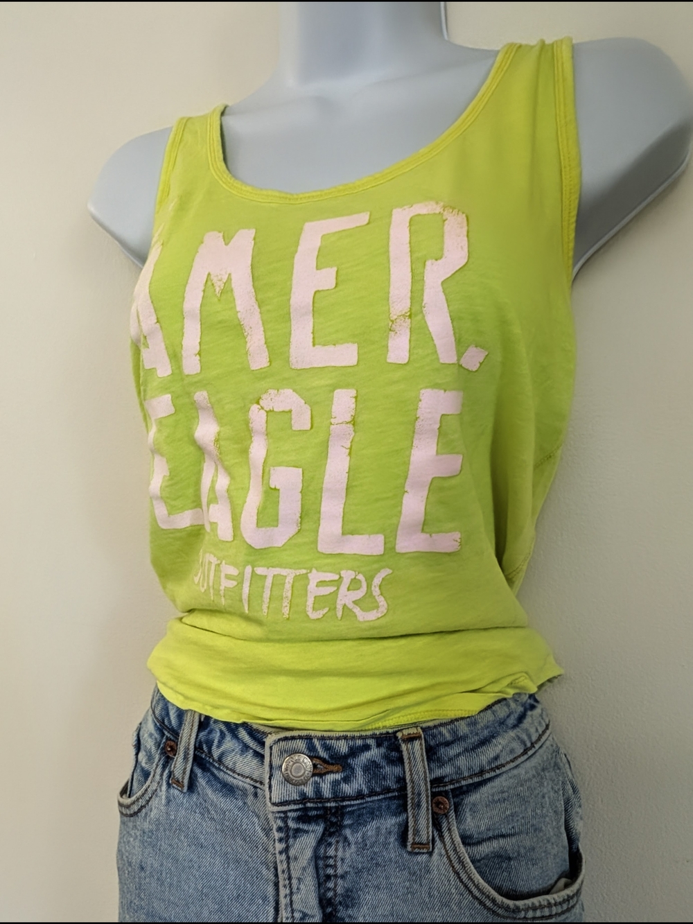 American Eagle Outfitters Y2K Hi-Vis Women's Tank Top